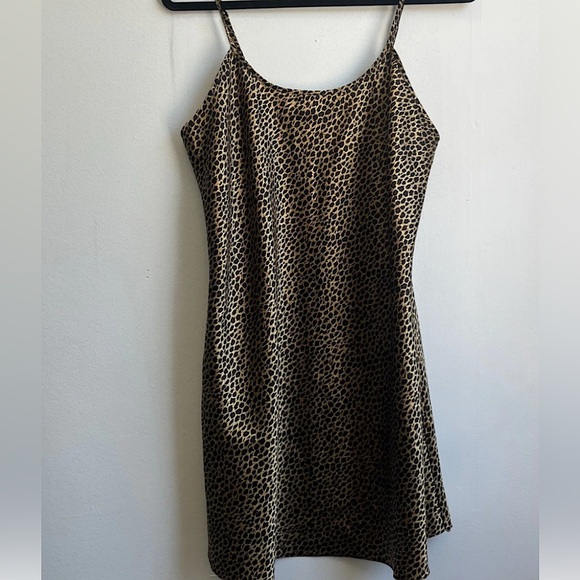 Vintage Leopard Print Slip Dress - Picture 5 of 5